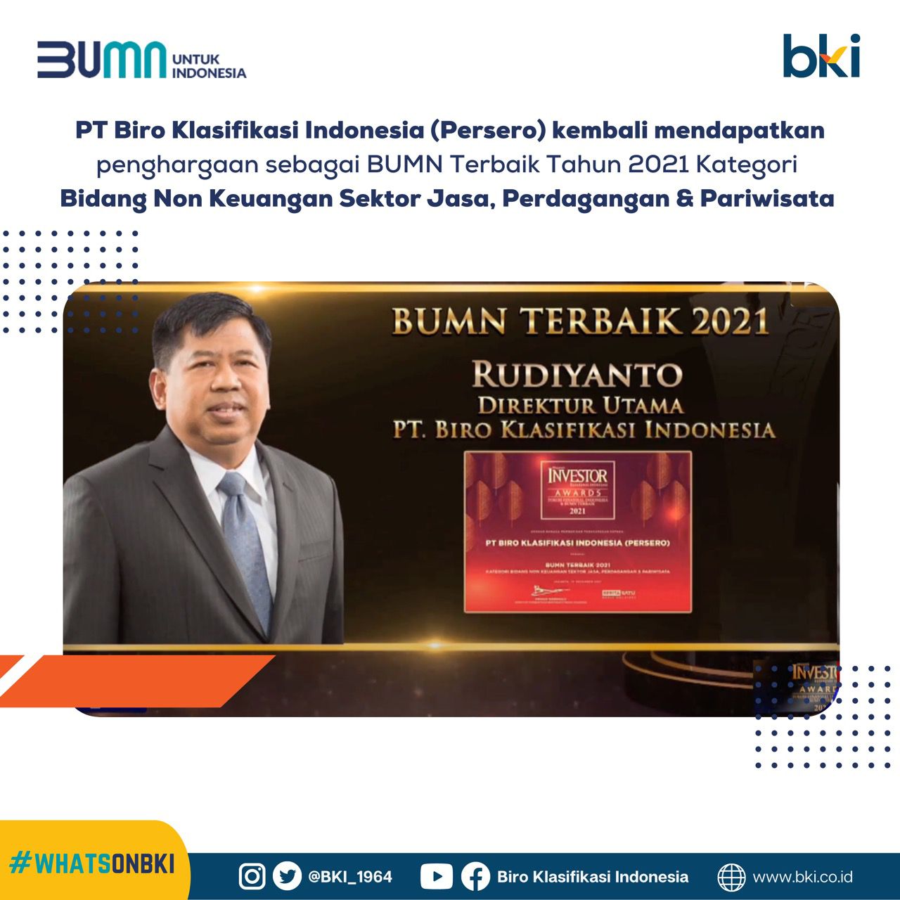 PT Biro Klasifikasi Indonesia (Persero) Kembali Mendapatkan Penghargaan ...